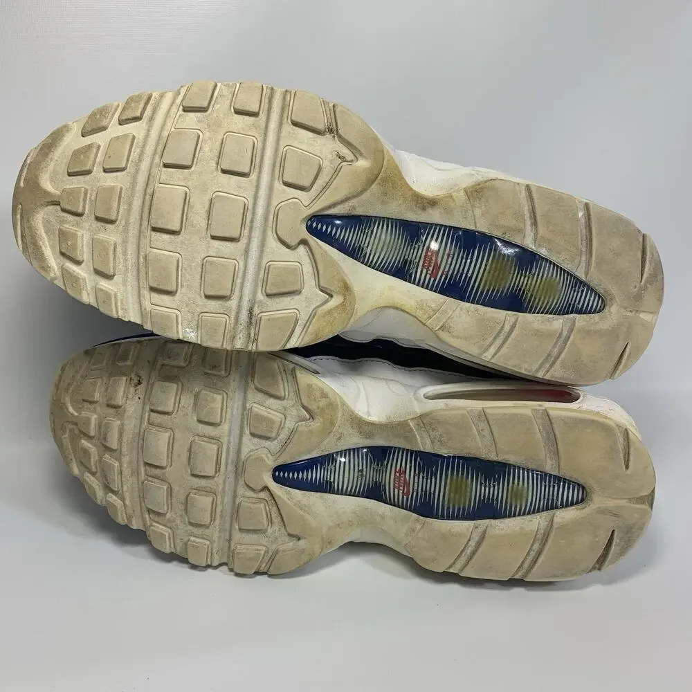 Nike Air Max 95 CJ9926-100 White Sneakers Mens Size 8.5